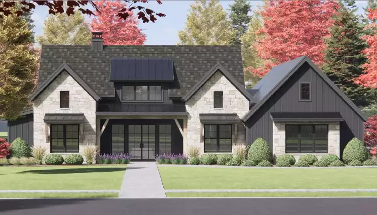 image of modern farmhouse plan 9224
