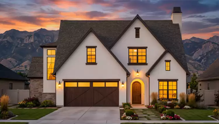 image of 2 story cottage house plan 9226