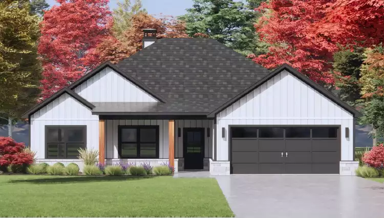 image of affordable modern farmhouse plan 9250