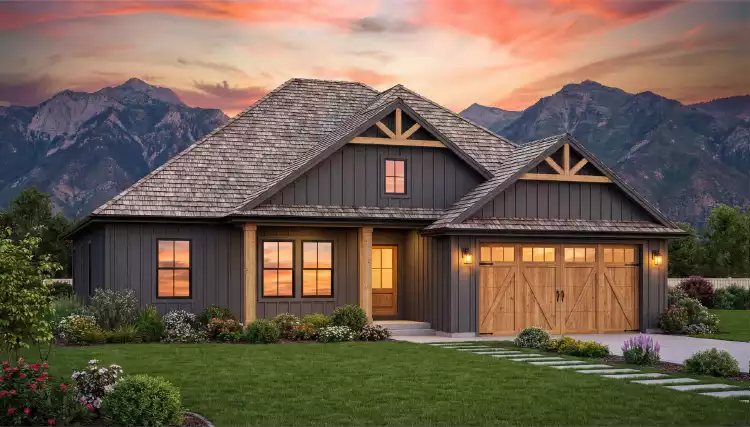 image of small ranch house plan 9254