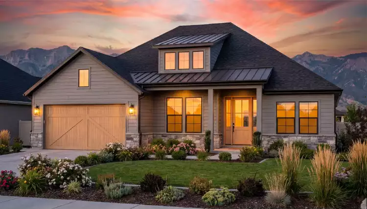 image of ranch house plan 9258