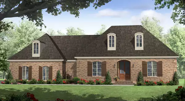 image of french country house plan 7658