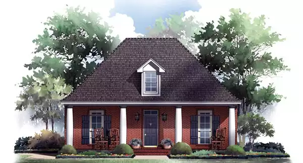 image of french country house plan 6469