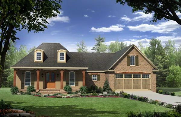 image of texas house plan 8218