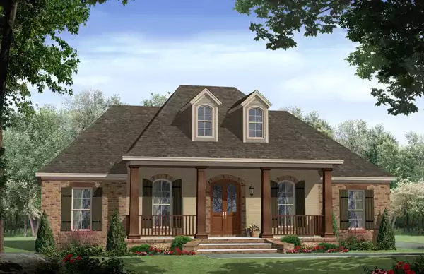 image of french country house plan 5326