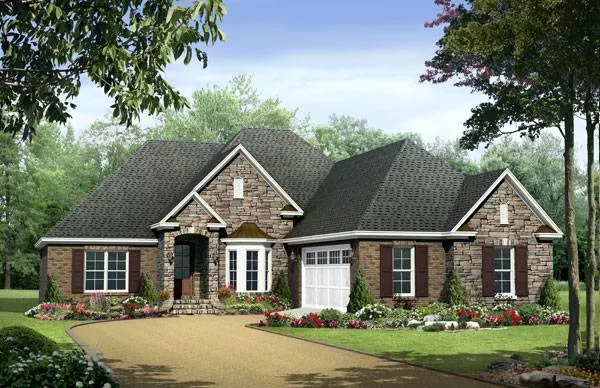 image of 1.5 story house plan 8219