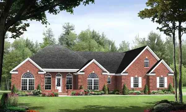 image of 1.5 story house plan 7389