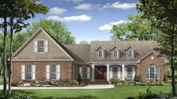 image of french country house plan 7067