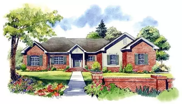 image of small ranch house plan 5759