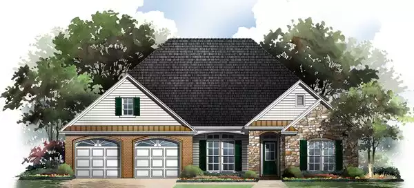 image of french country house plan 5765