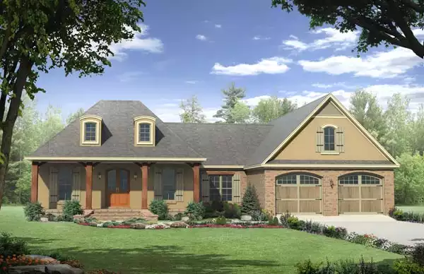 image of french country house plan 6775