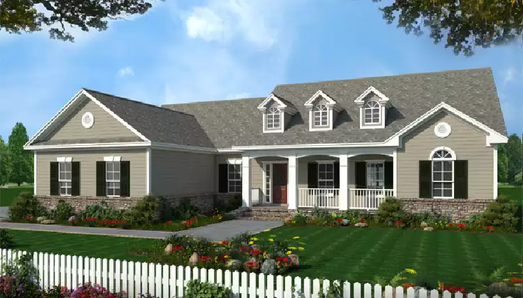 image of country house plan 5748