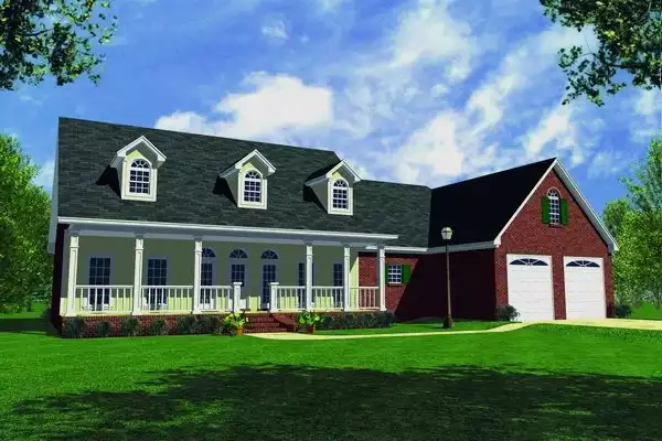 image of affordable farmhouse plan 5753