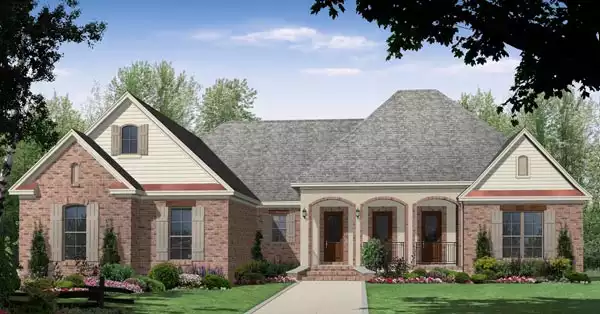 image of french country house plan 6260