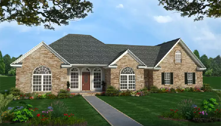 image of ranch house plan 7093