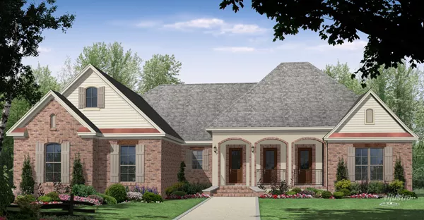 image of french country house plan 9186