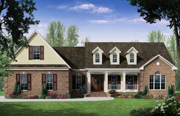 image of french country house plan 8221