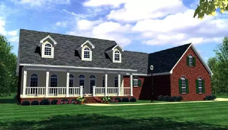 image of ranch house plan 5878