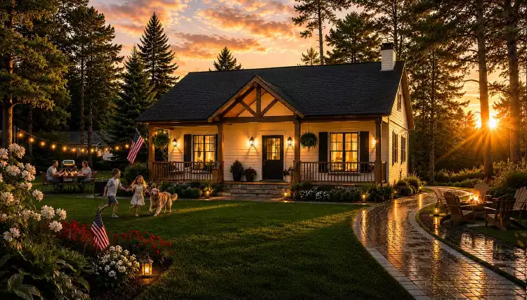 image of tiny farm house plan 10541