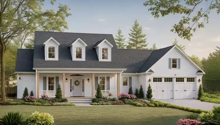 image of affordable modern farmhouse plan 11257