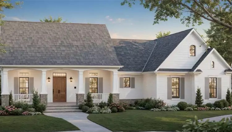 image of 1.5 story house plan 11341