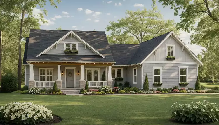 image of 1.5 story house plan 11389