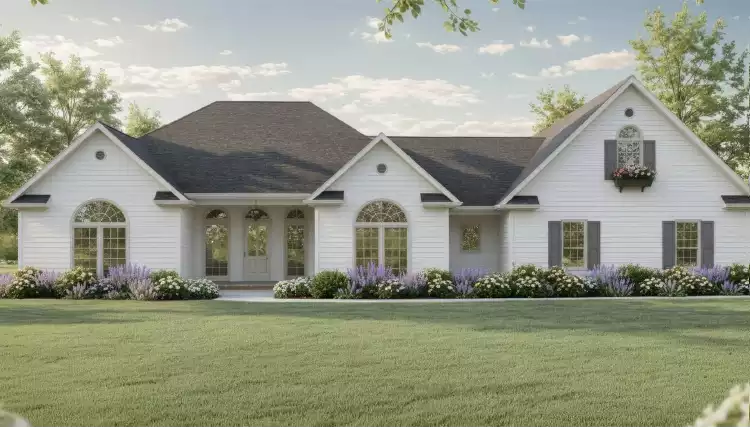 image of french country house plan 11391