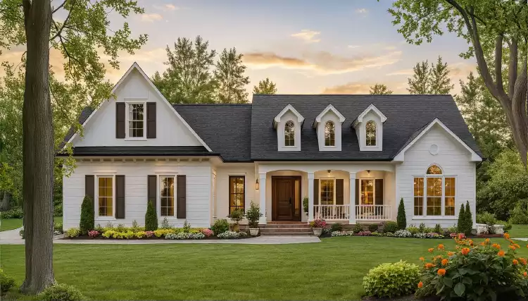 image of 1.5 story house plan 11394