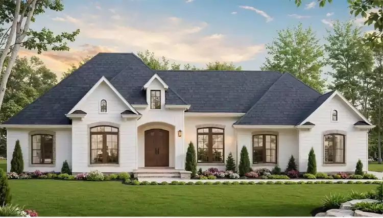 image of farmhouse plan 11464