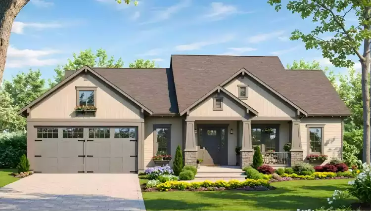 image of affordable modern farmhouse plan 11509