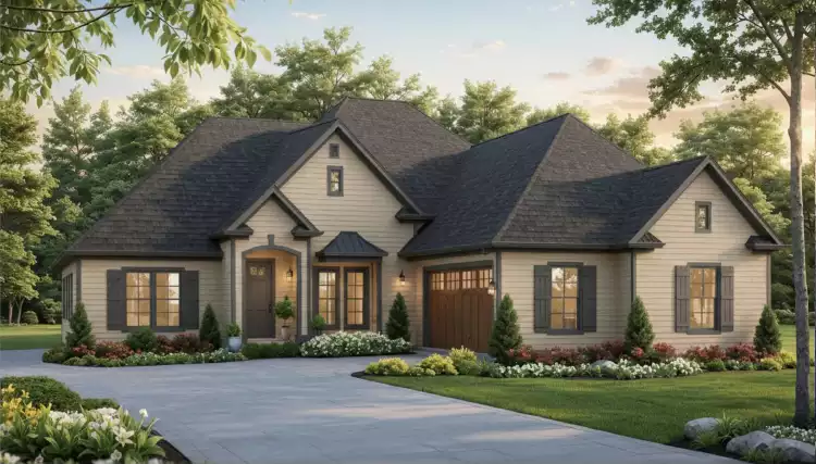 image of 1.5 story house plan 11511