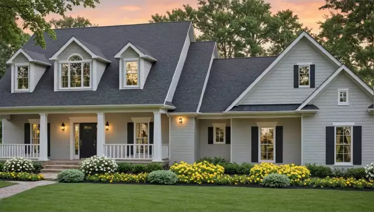 image of 1.5 story house plan 11591