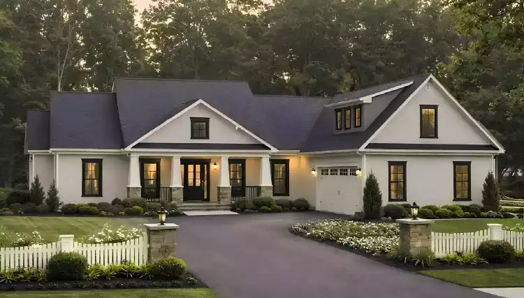 image of 1.5 story house plan 12178