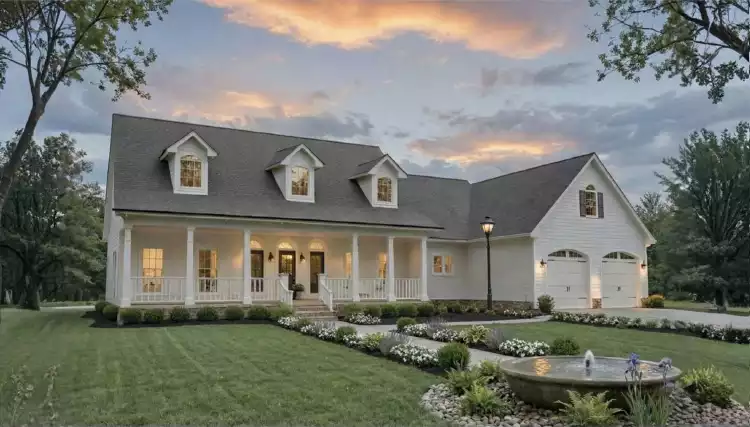 image of farmhouse plan 12212