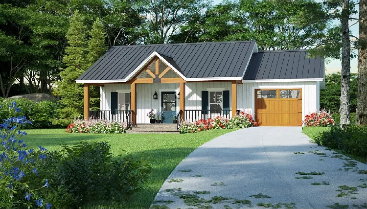 image of tiny house plan 9870