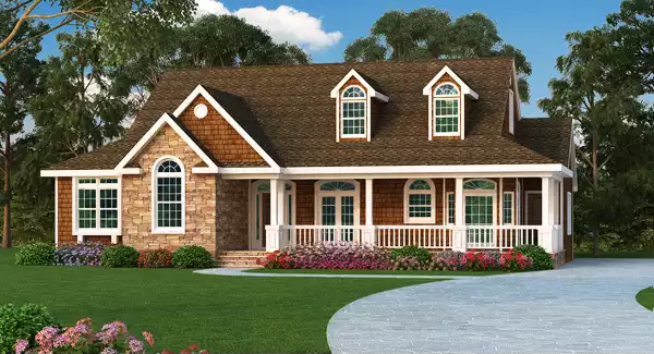 image of affordable ranch house plan 5115