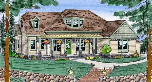 image of bonus room house plan 3700