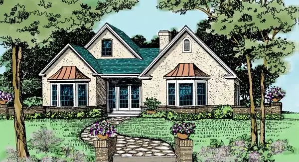 image of affordable cottage house plan 3796