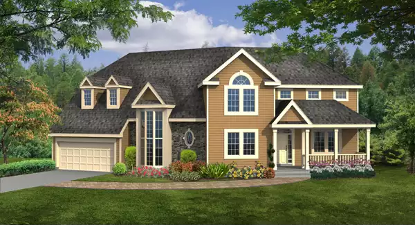 image of bonus room house plan 4392