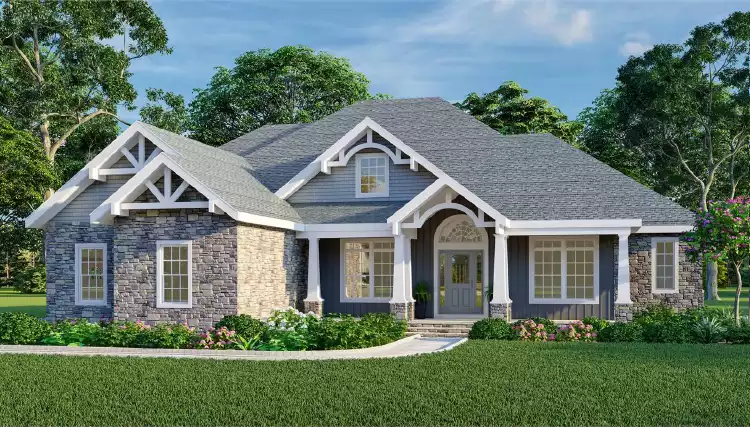 image of country house plan 4422