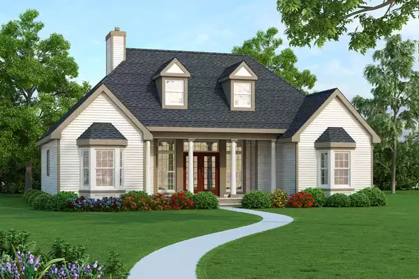image of ranch house plan 4676