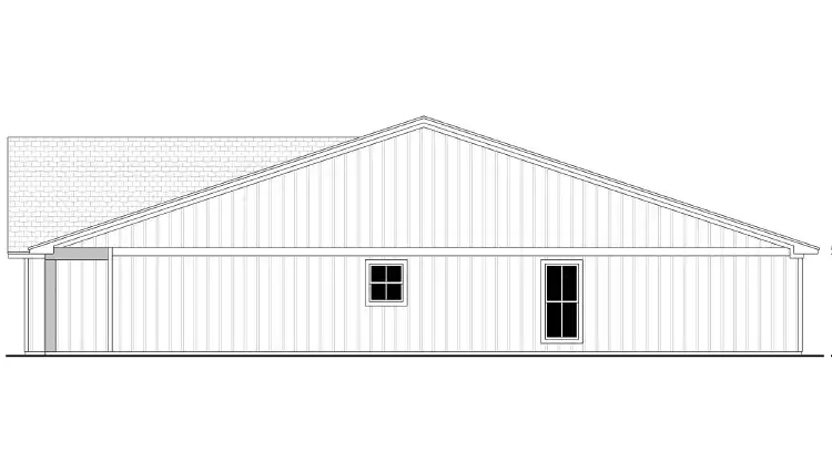 1 Story Traditional Country Duplex House Plan 10076 - 10076