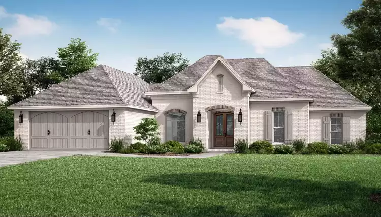 image of french country house plan 10138
