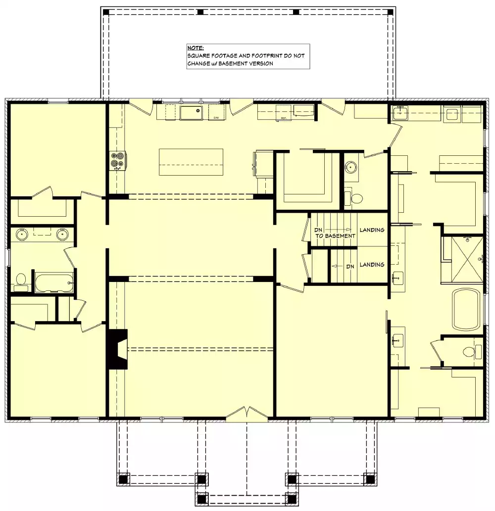 House Plans Cost To Heat 2000 Sq Ft Home Meranti Symmetrical Bedroom Modern  Farmhouse Style House Plan, image size:1000x1033