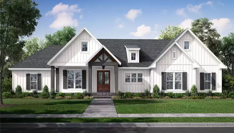 image of 1.5 story house plan 10261