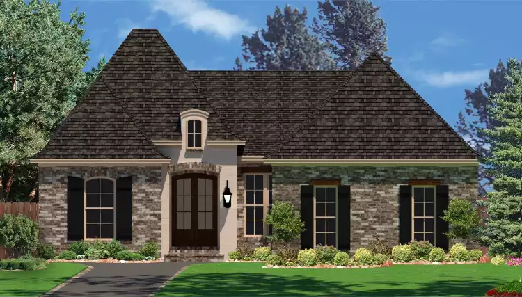 image of french country house plan 11310