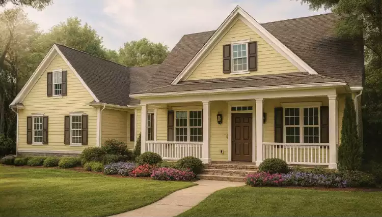 image of 1.5 story house plan 11365