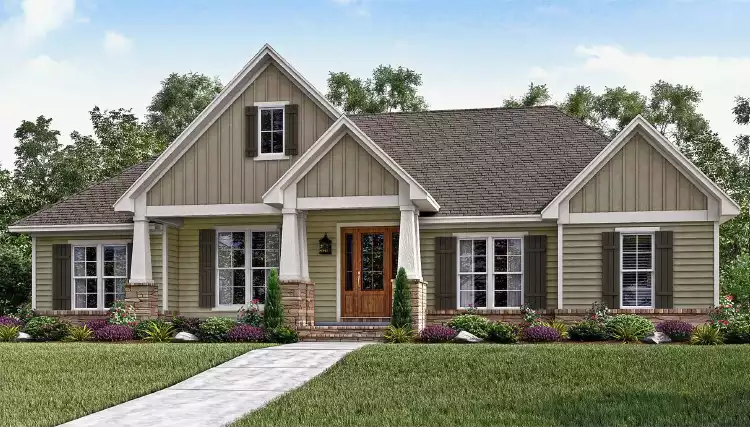 image of 1.5 story house plan 11372