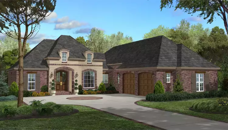 image of louisiana house plan 11397