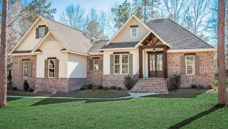 image of french country house plan 11406